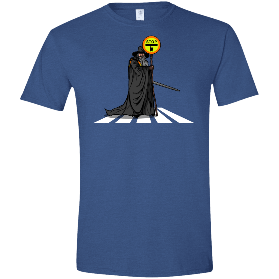 T-Shirts Heather Royal / X-Small Hobbit Crossing Men's Semi-Fitted Softstyle