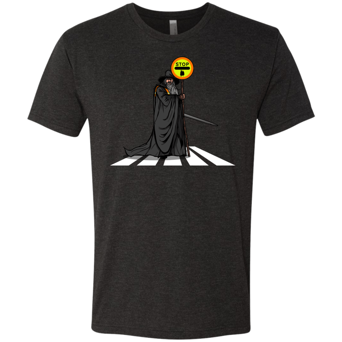 T-Shirts Vintage Black / S Hobbit Crossing Men's Triblend T-Shirt