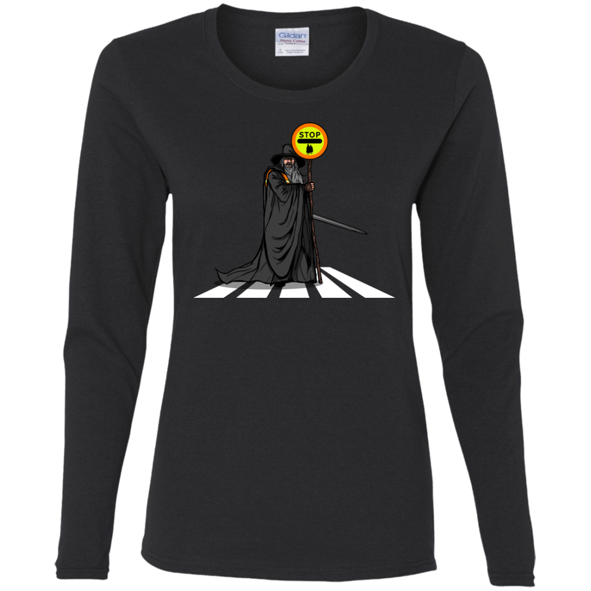T-Shirts Black / S Hobbit Crossing Women's Long Sleeve T-Shirt