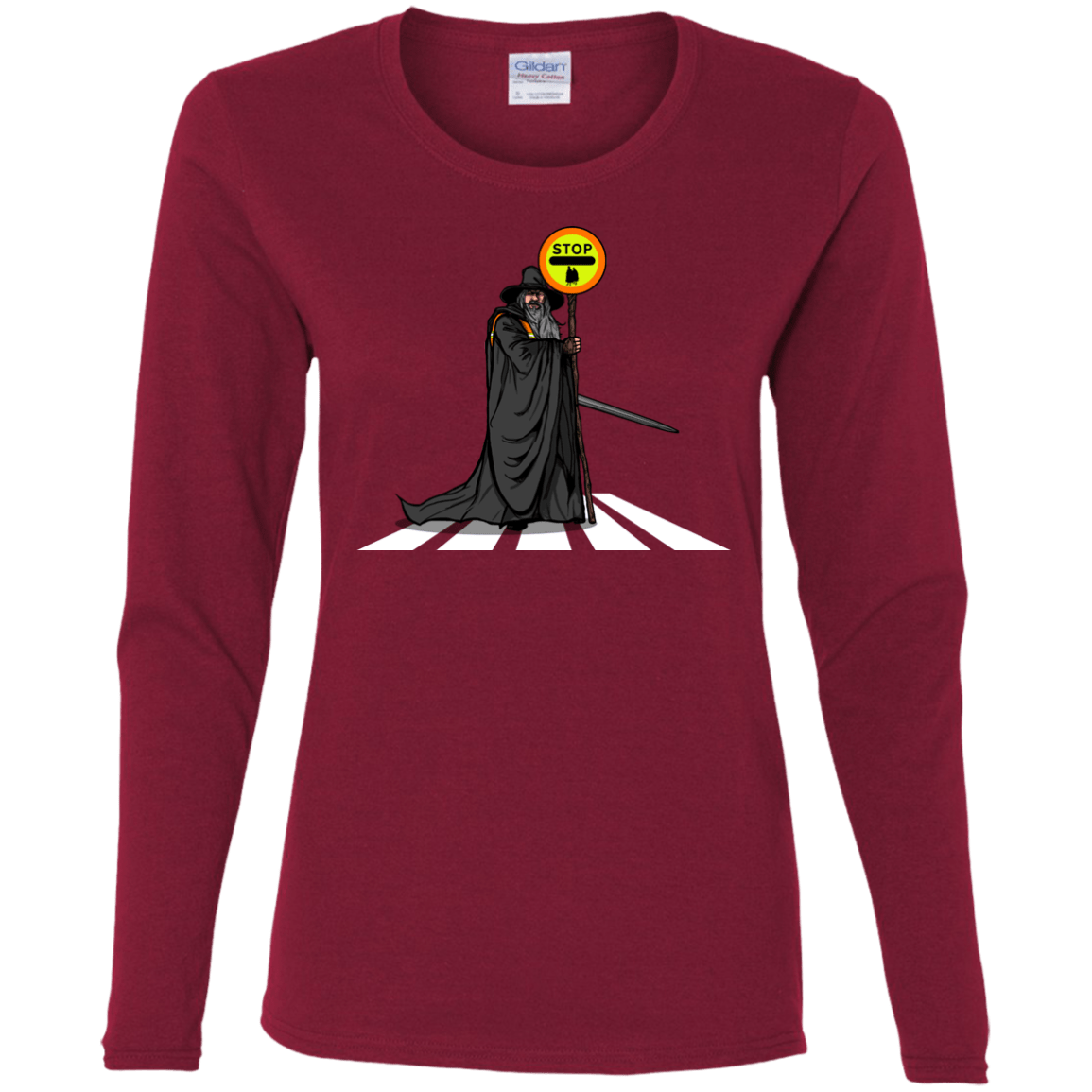 T-Shirts Cardinal / S Hobbit Crossing Women's Long Sleeve T-Shirt