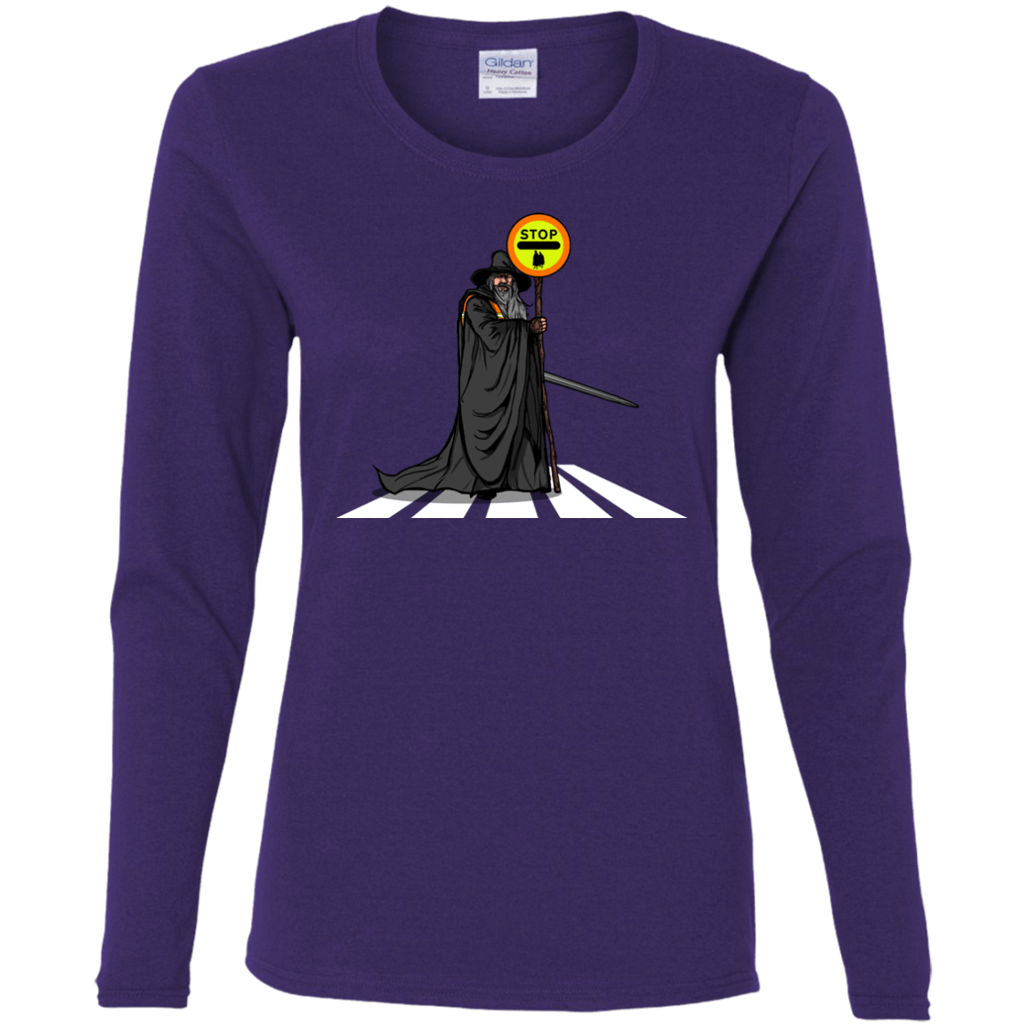 T-Shirts Purple / S Hobbit Crossing Women's Long Sleeve T-Shirt