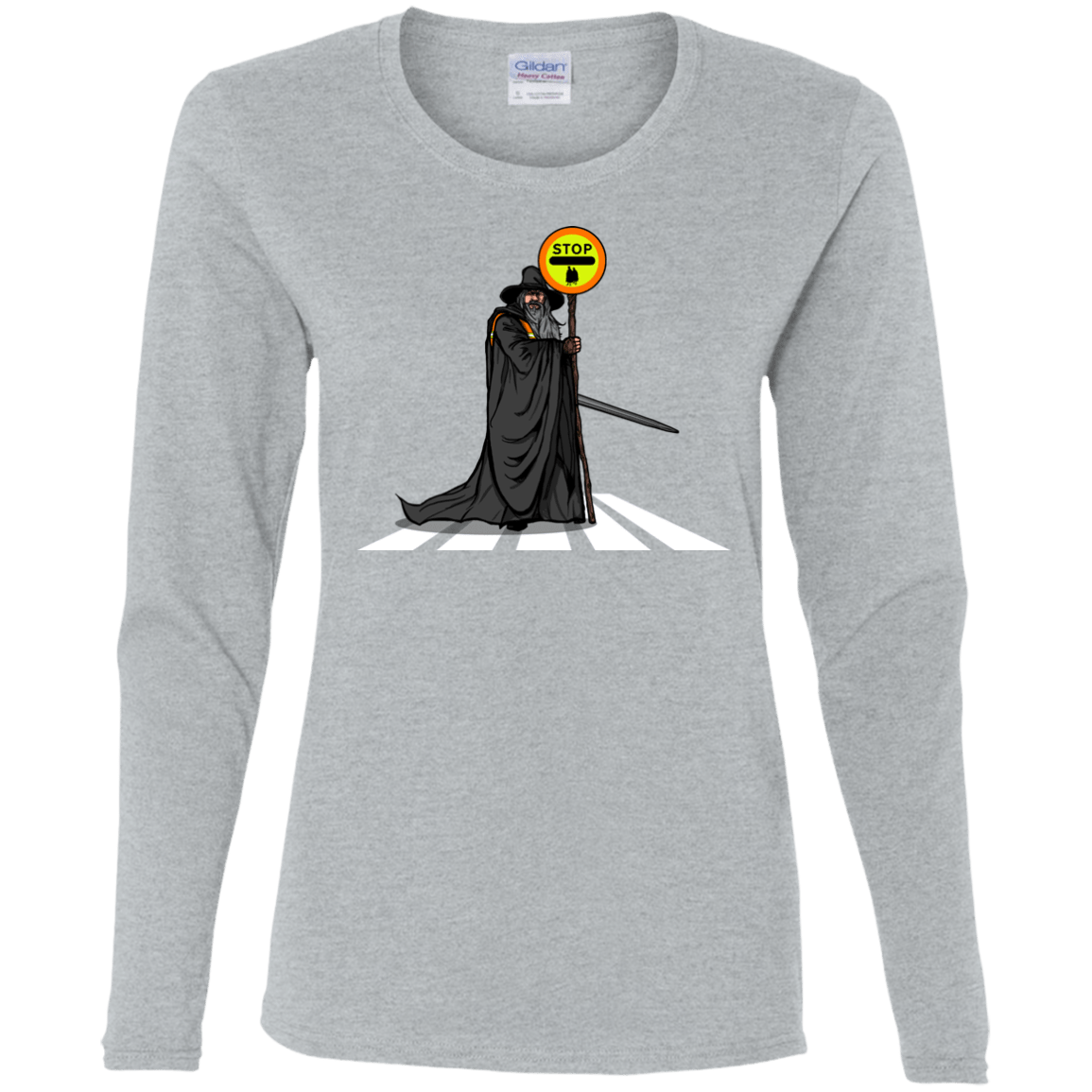 T-Shirts Sport Grey / S Hobbit Crossing Women's Long Sleeve T-Shirt