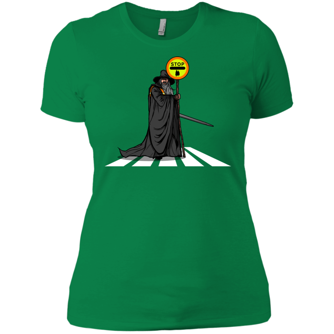 T-Shirts Kelly Green / X-Small Hobbit Crossing Women's Premium T-Shirt