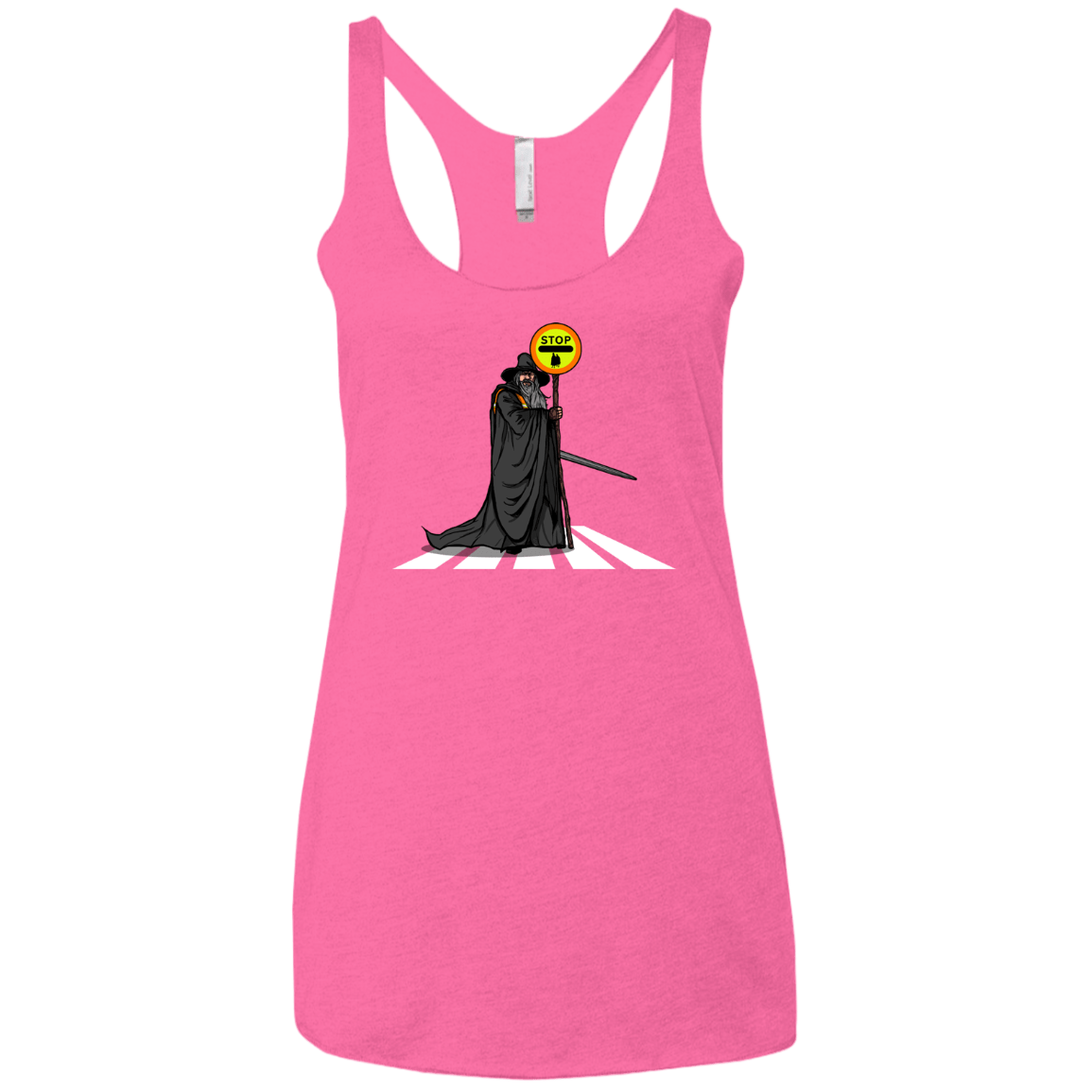 T-Shirts Vintage Pink / X-Small Hobbit Crossing Women's Triblend Racerback Tank