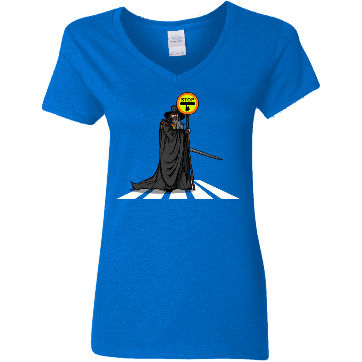 T-Shirts Royal / S Hobbit Crossing Women's V-Neck T-Shirt
