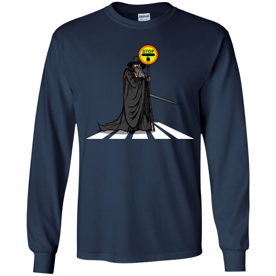 T-Shirts Navy / YS Hobbit Crossing Youth Long Sleeve T-Shirt
