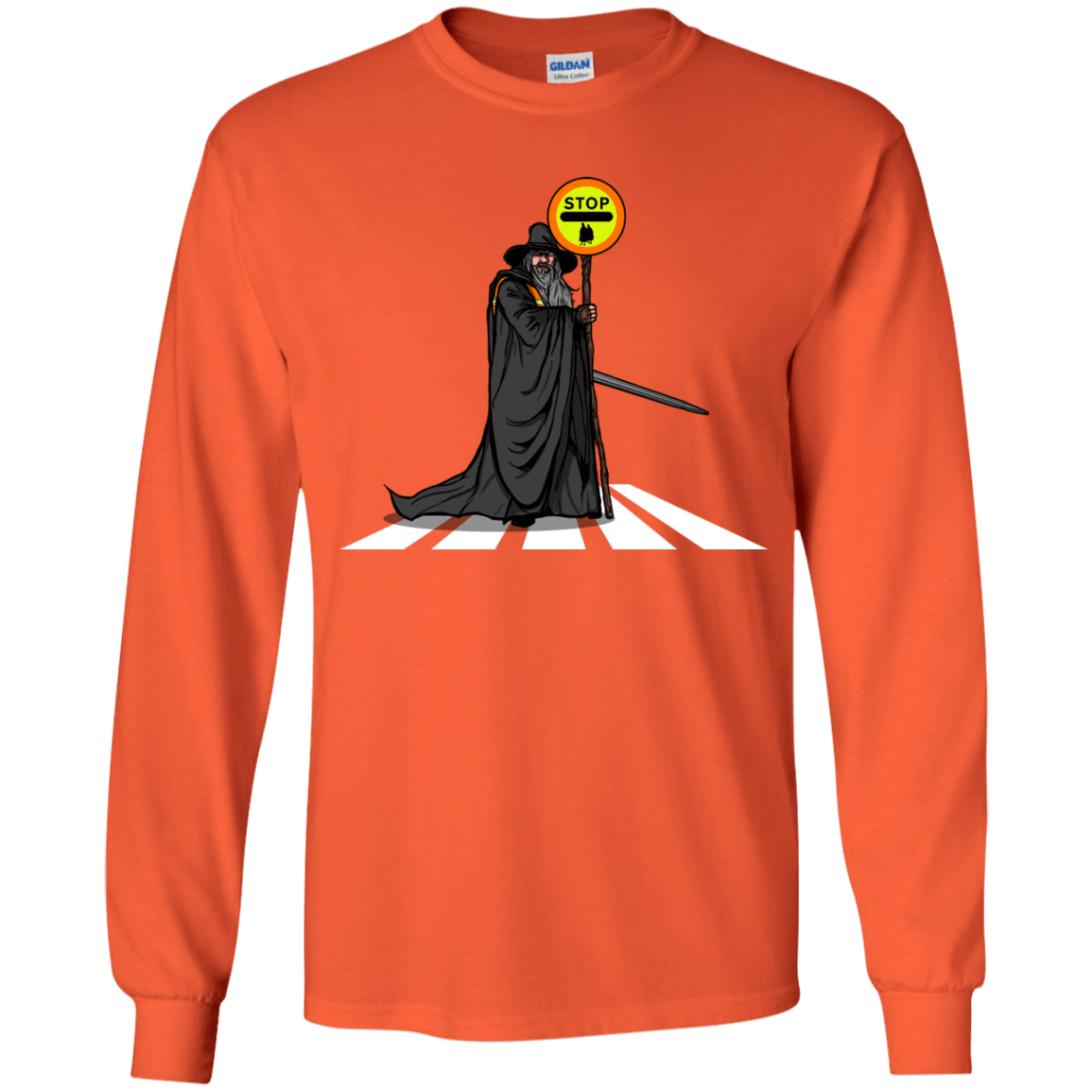 T-Shirts Orange / YS Hobbit Crossing Youth Long Sleeve T-Shirt