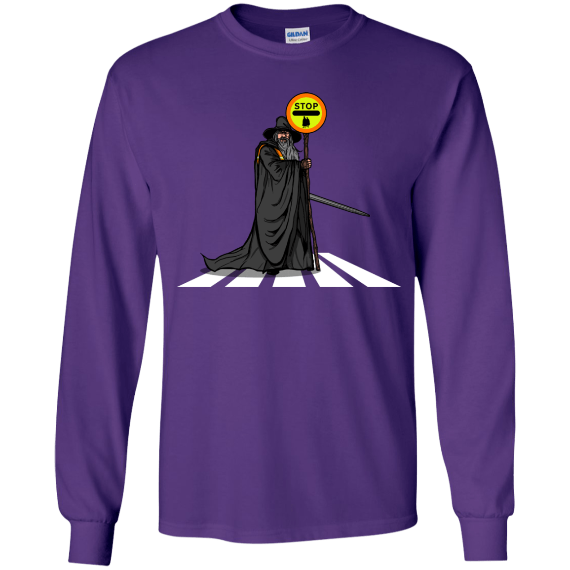T-Shirts Purple / YS Hobbit Crossing Youth Long Sleeve T-Shirt
