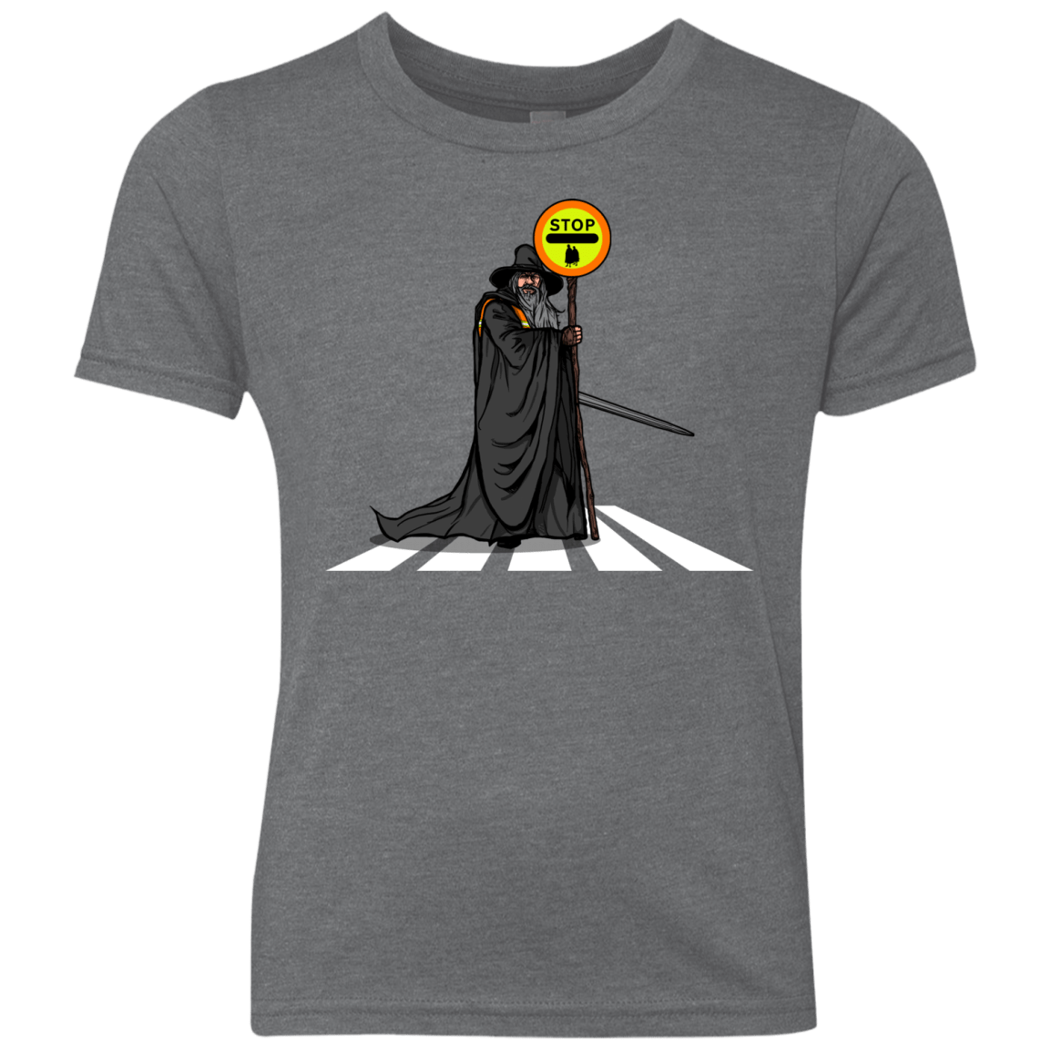 T-Shirts Premium Heather / YXS Hobbit Crossing Youth Triblend T-Shirt