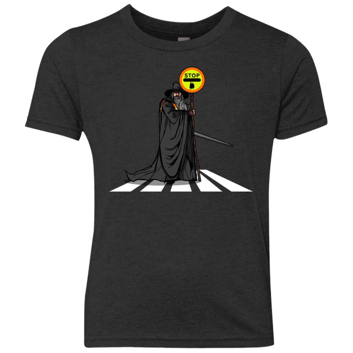 T-Shirts Vintage Black / YXS Hobbit Crossing Youth Triblend T-Shirt