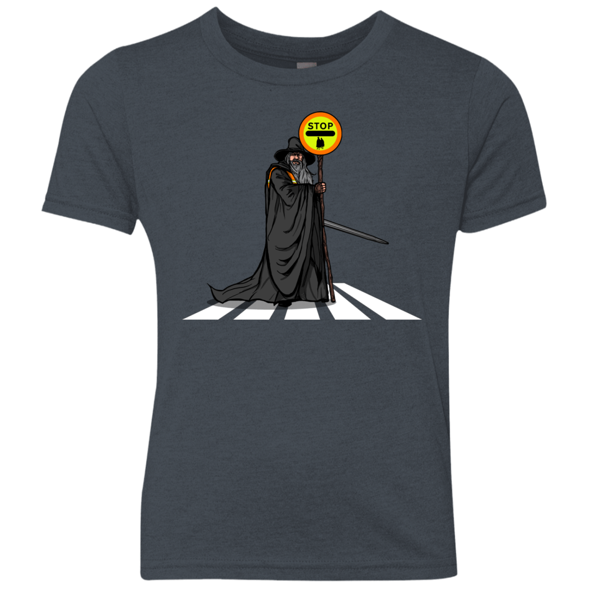 T-Shirts Vintage Navy / YXS Hobbit Crossing Youth Triblend T-Shirt