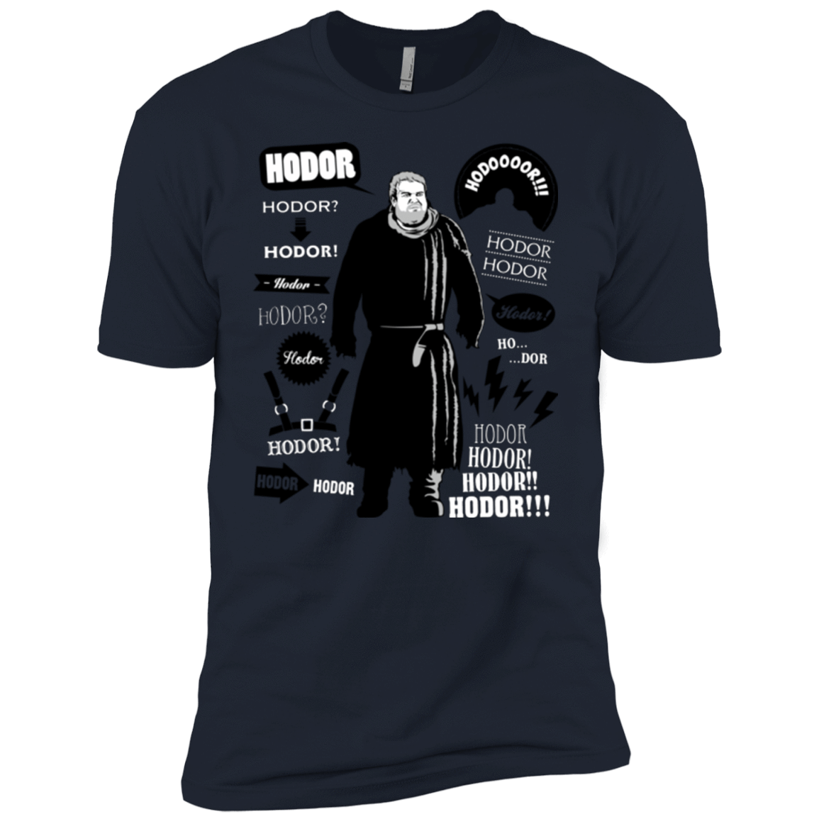 T-Shirts Midnight Navy / YXS Hodor Famous Quotes Boys Premium T-Shirt