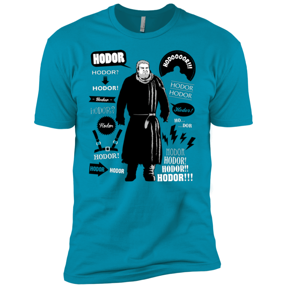 T-Shirts Turquoise / YXS Hodor Famous Quotes Boys Premium T-Shirt