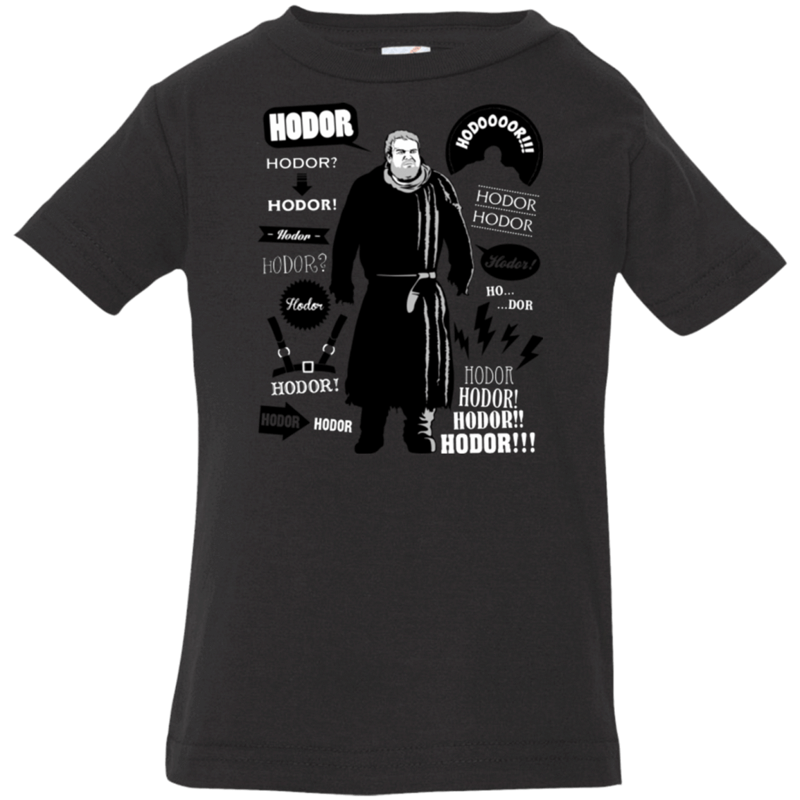 T-Shirts Black / 6 Months Hodor Famous Quotes Infant Premium T-Shirt