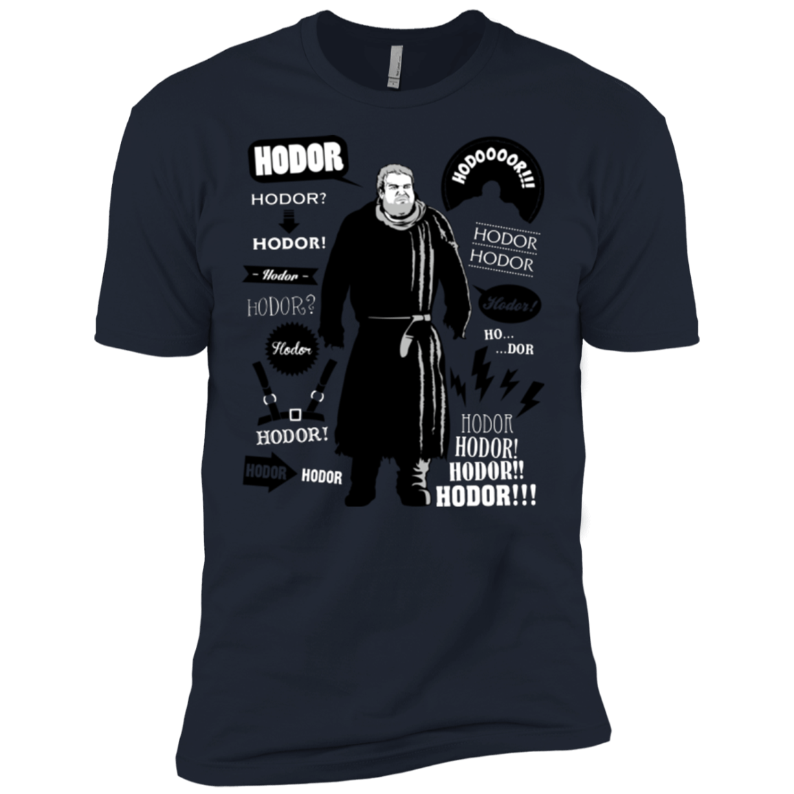T-Shirts Midnight Navy / X-Small Hodor Famous Quotes Men's Premium T-Shirt