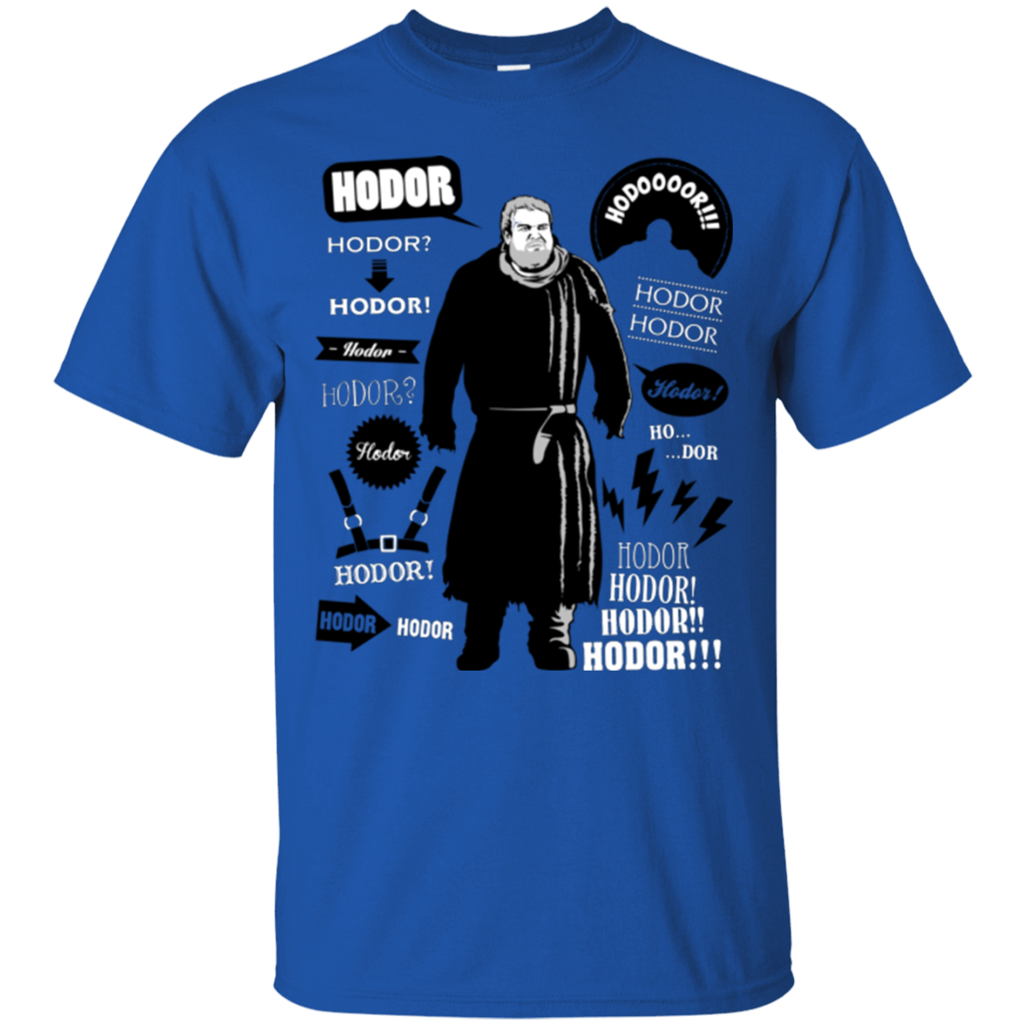 T-Shirts Royal / Small Hodor Famous Quotes T-Shirt