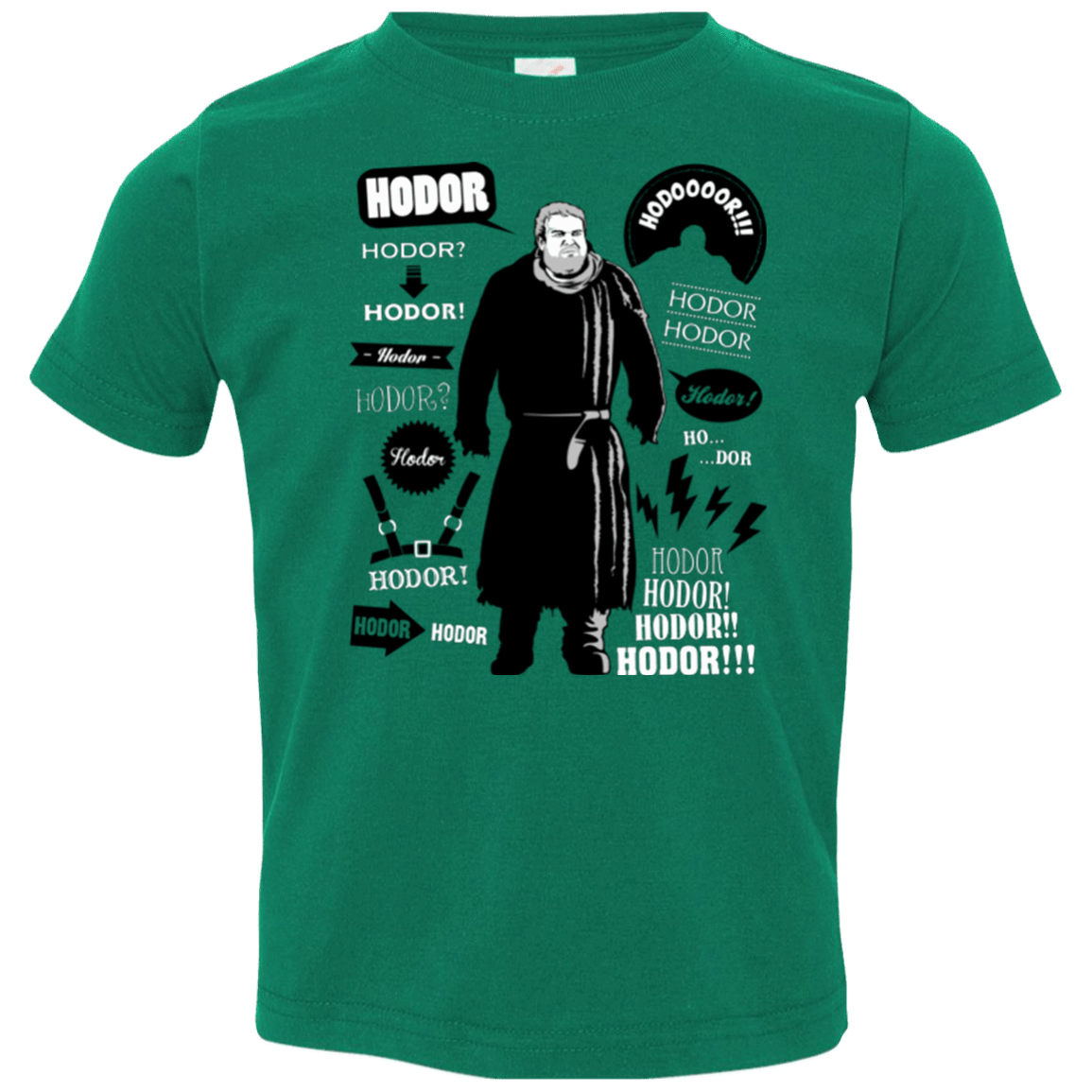 T-Shirts Kelly / 2T Hodor Famous Quotes Toddler Premium T-Shirt
