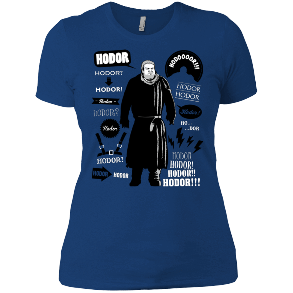 T-Shirts Royal / X-Small Hodor Famous Quotes Women's Premium T-Shirt