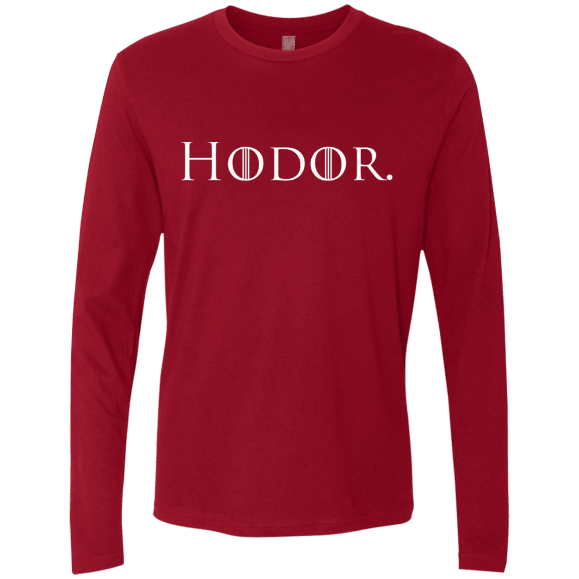 T-Shirts Cardinal / S Hodor. Men's Premium Long Sleeve