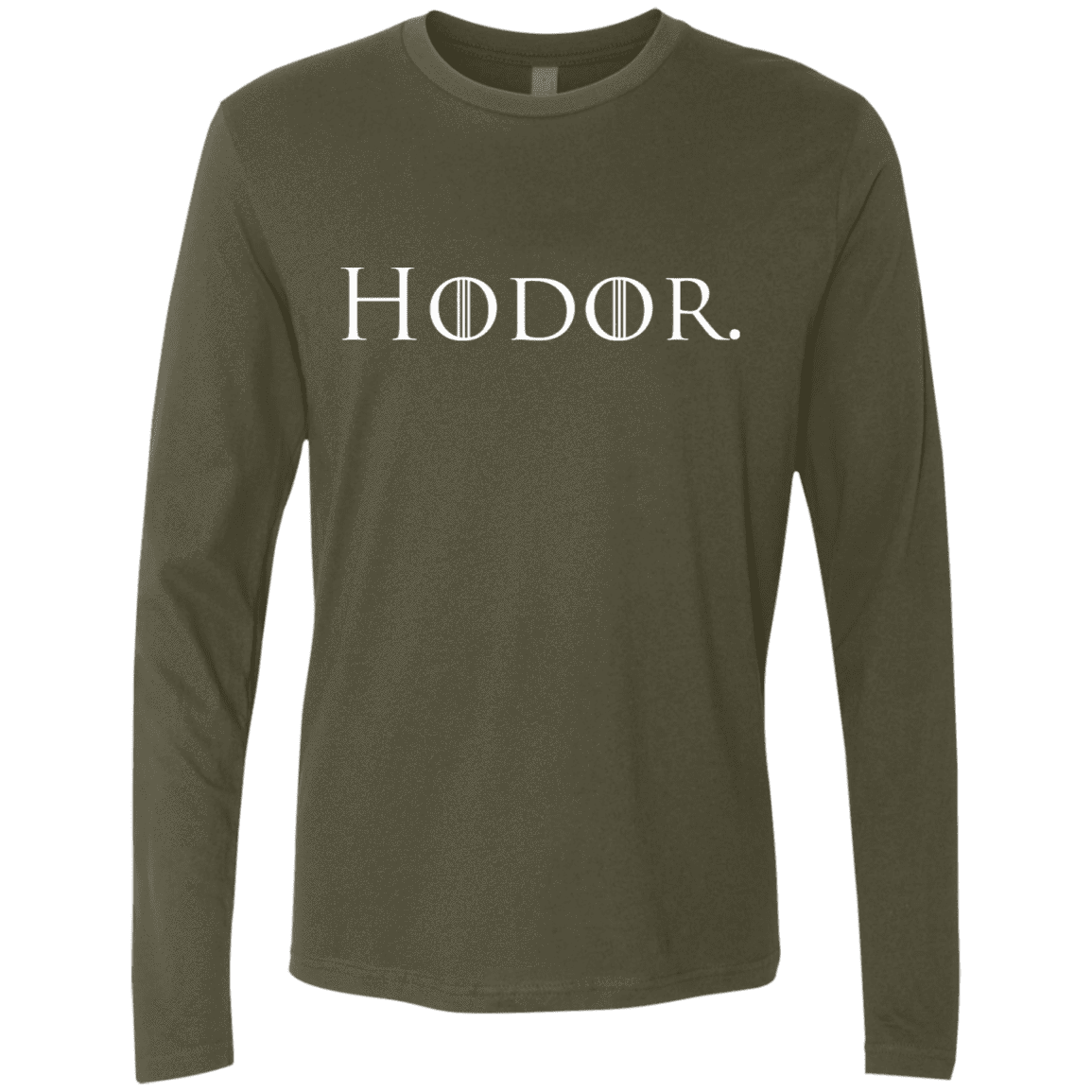 T-Shirts Military Green / S Hodor. Men's Premium Long Sleeve