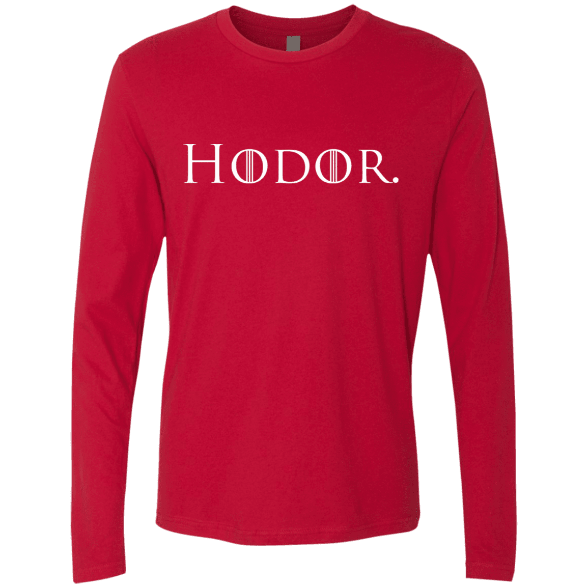 T-Shirts Red / S Hodor. Men's Premium Long Sleeve