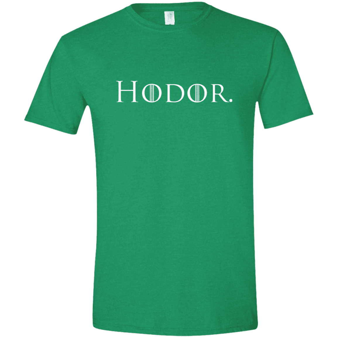 T-Shirts Heather Irish Green / M Hodor. Men's Semi-Fitted Softstyle