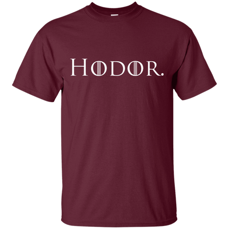 T-Shirts Maroon / S Hodor. T-Shirt