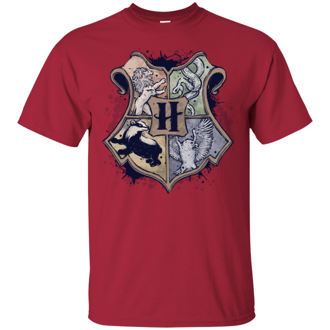 T-Shirts Cardinal / S Hogwarst School T-Shirt