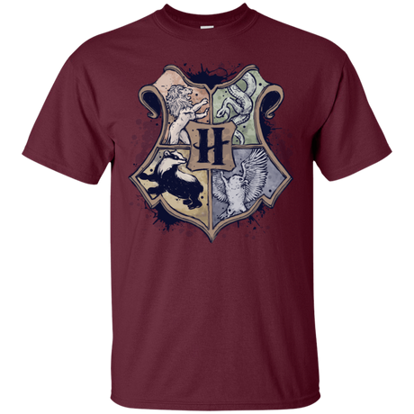 T-Shirts Maroon / S Hogwarst School T-Shirt