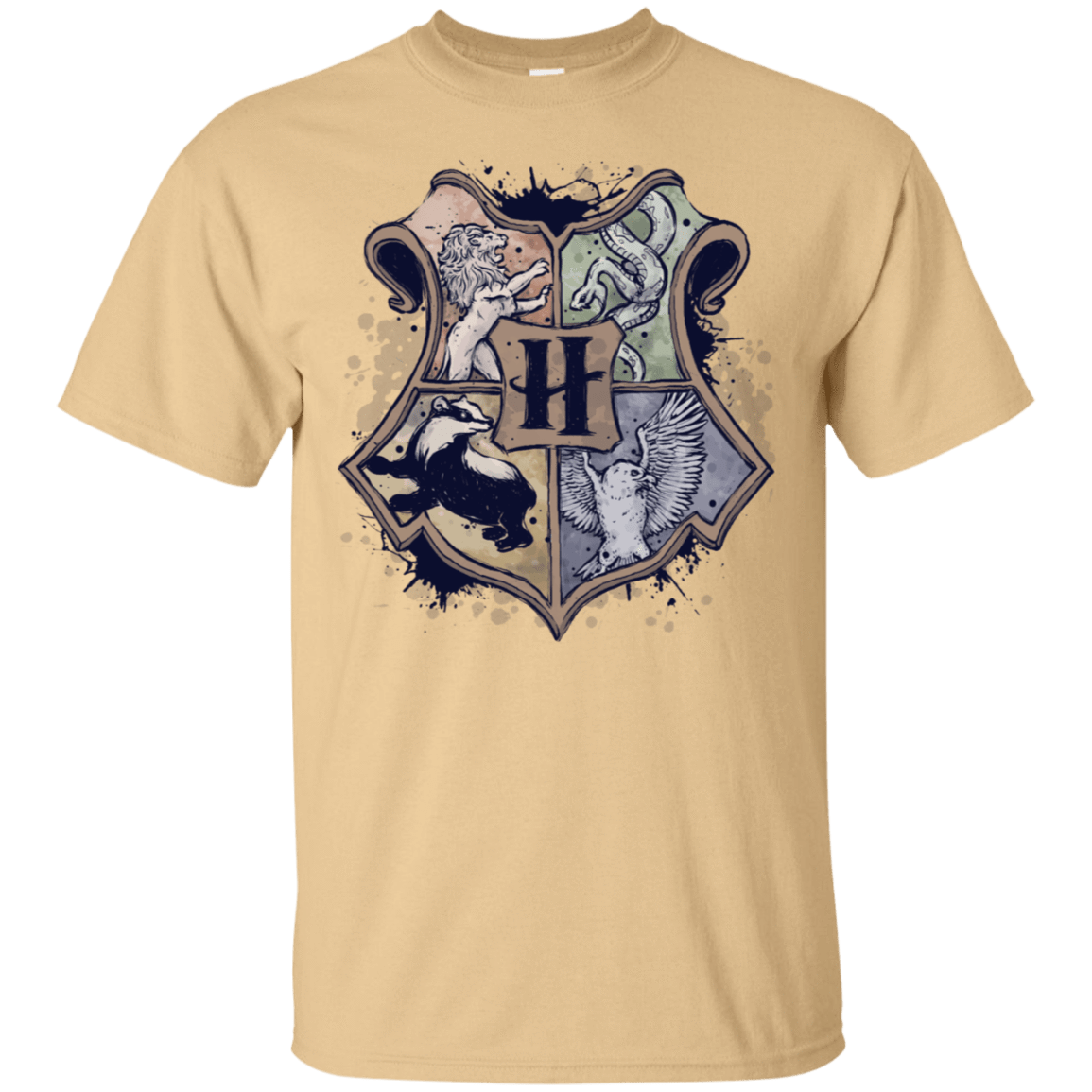 T-Shirts Vegas Gold / S Hogwarst School T-Shirt