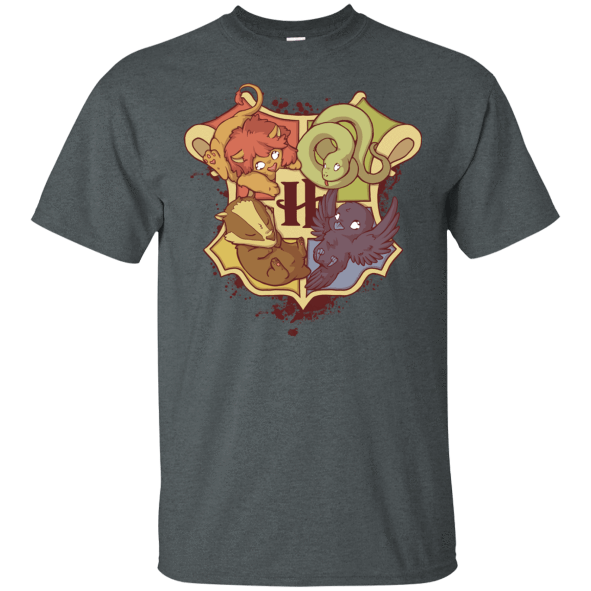 T-Shirts Dark Heather / S Hogwarst T-Shirt