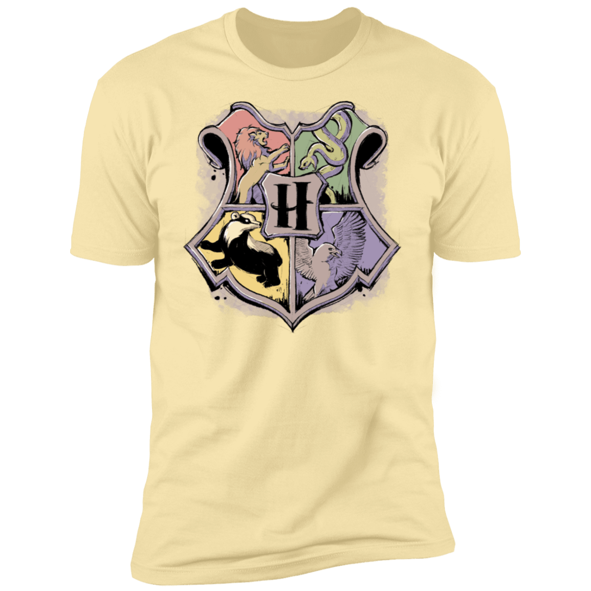 T-Shirts Banana Cream / S Hogwarts Men's Premium T-Shirt