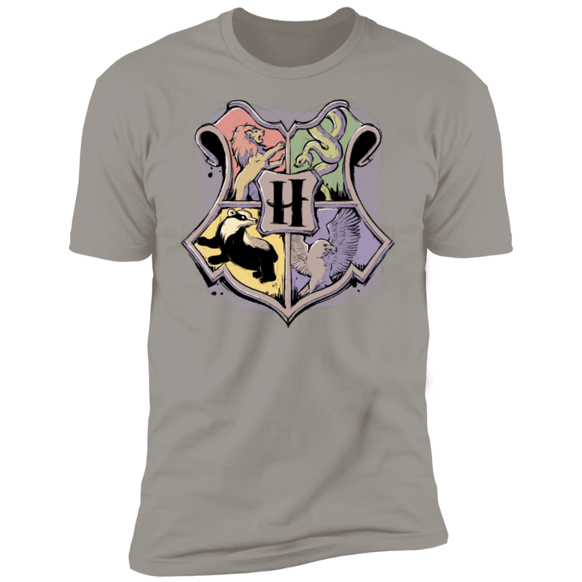 T-Shirts Light Grey / S Hogwarts Men's Premium T-Shirt
