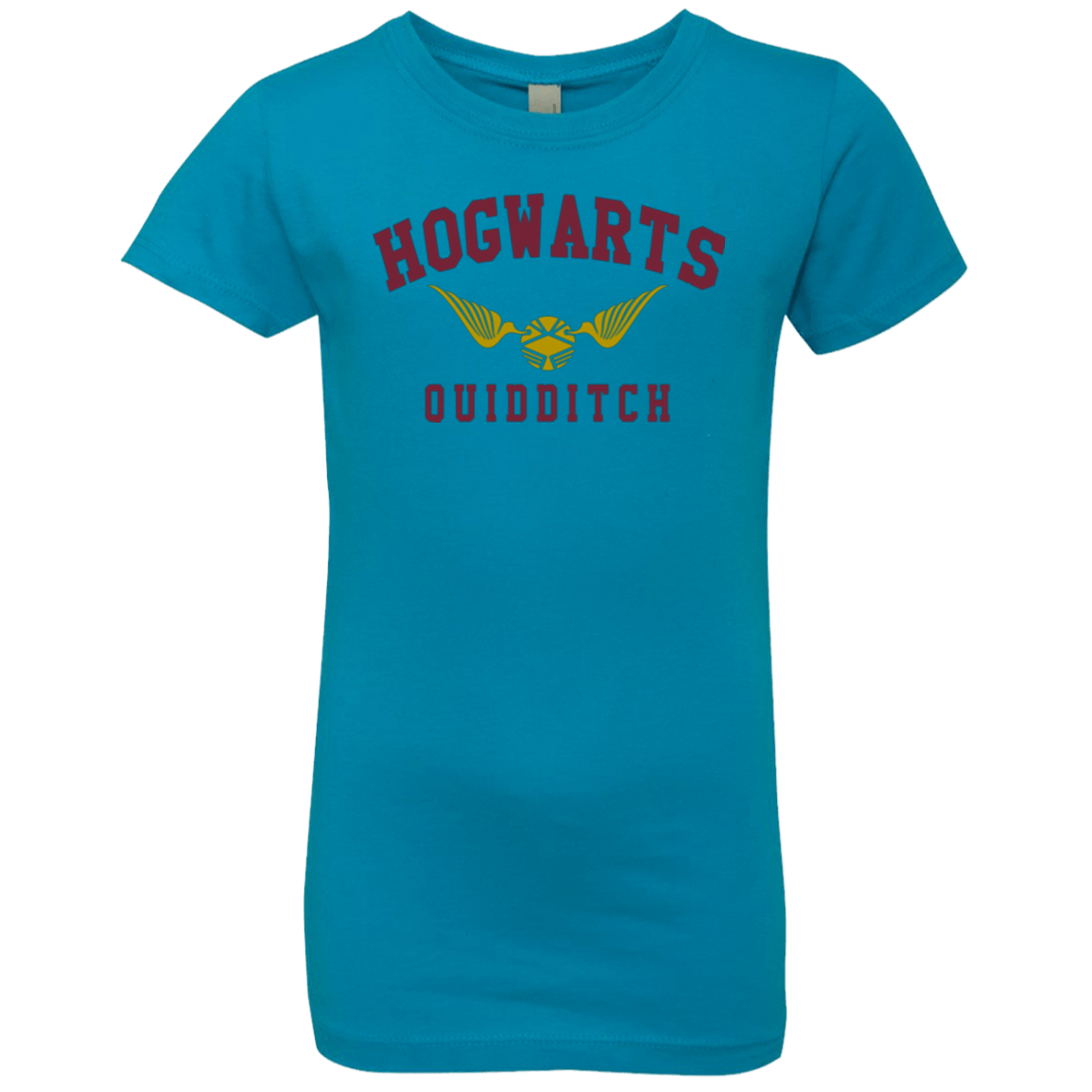 T-Shirts Turquoise / YXS Hogwarts Quidditch Girls Premium T-Shirt