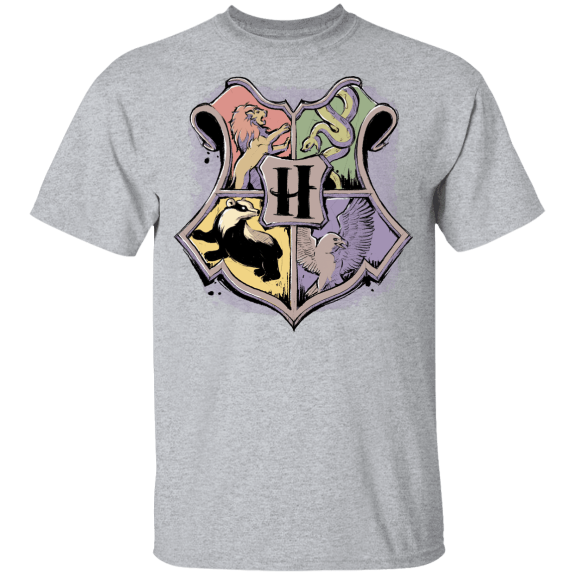 T-Shirts Sport Grey / YXS Hogwarts Youth T-Shirt