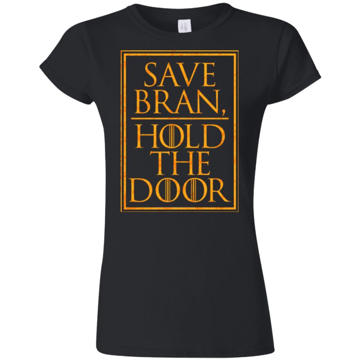 T-Shirts Black / S Hold the Door Junior Slimmer-Fit T-Shirt