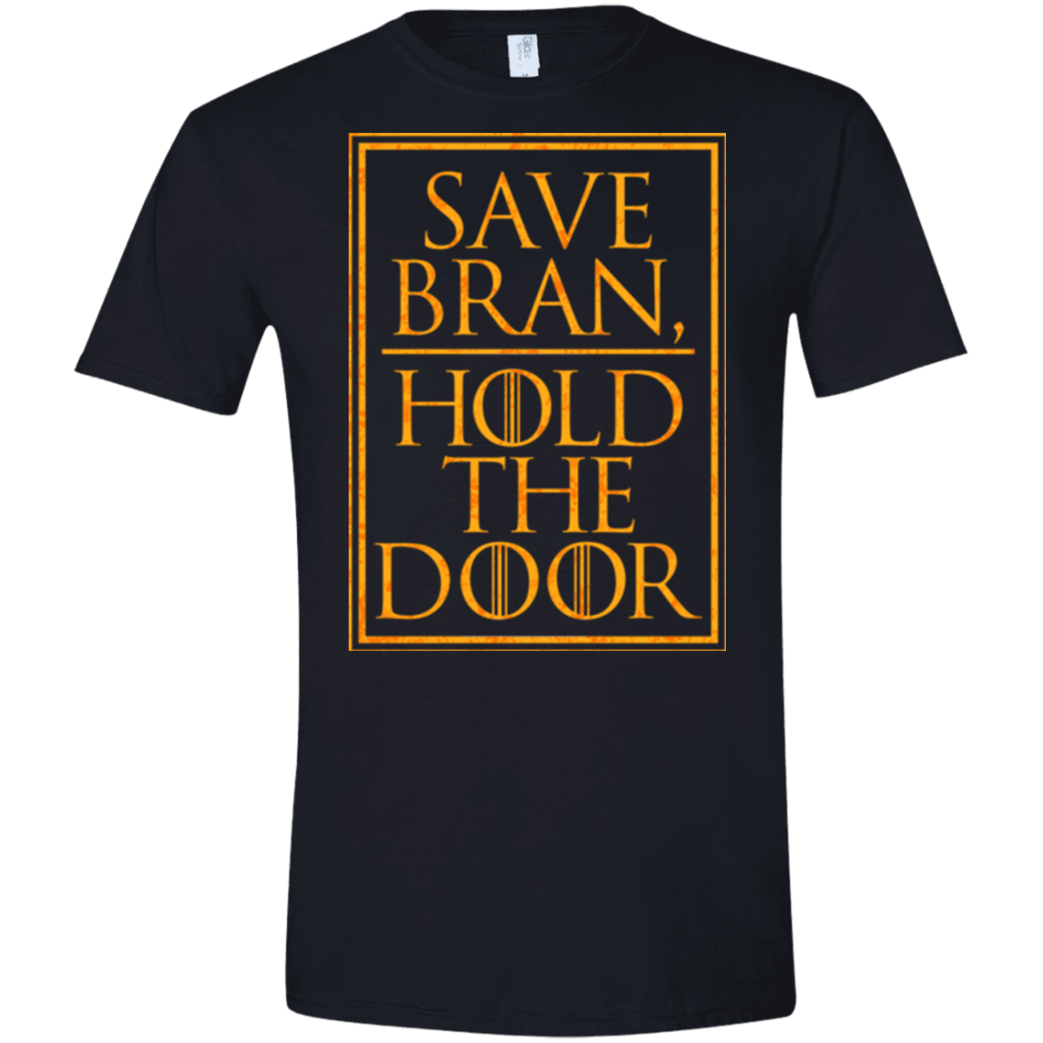 T-Shirts Black / X-Small Hold the Door Men's Semi-Fitted Softstyle