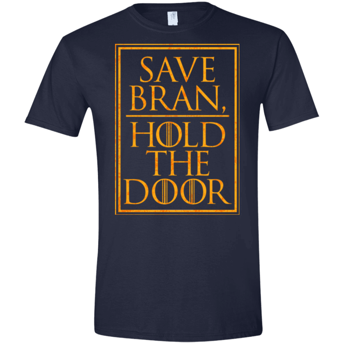 T-Shirts Navy / X-Small Hold the Door Men's Semi-Fitted Softstyle