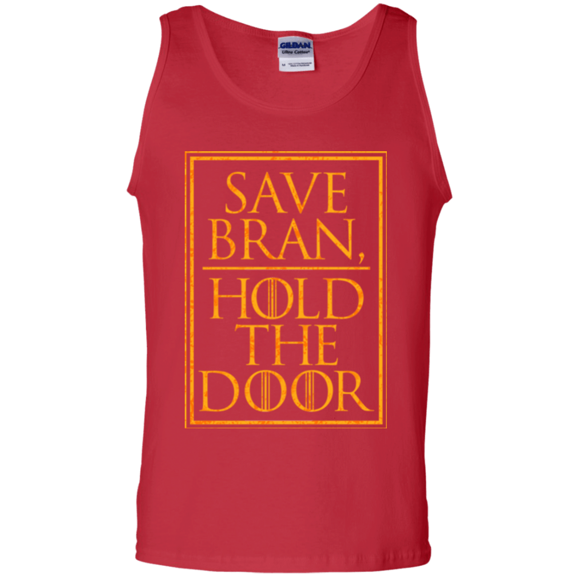 T-Shirts Red / S Hold the Door Men's Tank Top