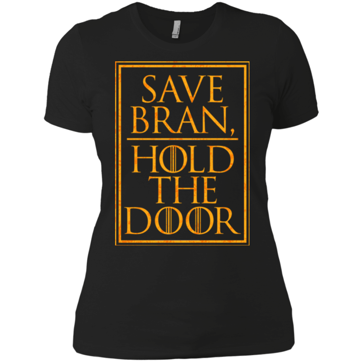 T-Shirts Black / X-Small Hold the Door Women's Premium T-Shirt