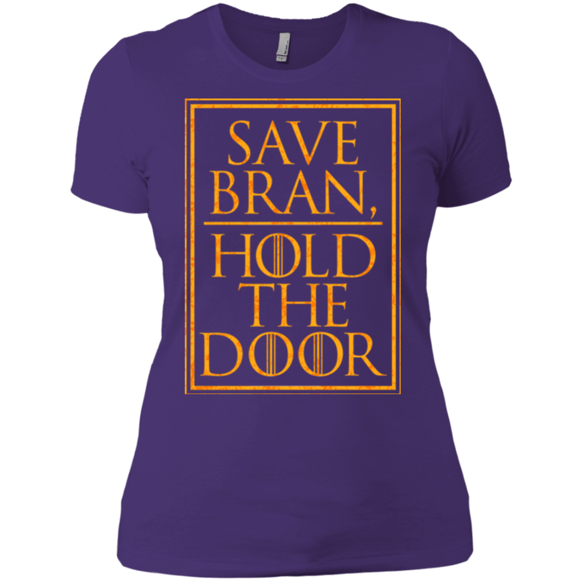 T-Shirts Purple Rush/ / X-Small Hold the Door Women's Premium T-Shirt