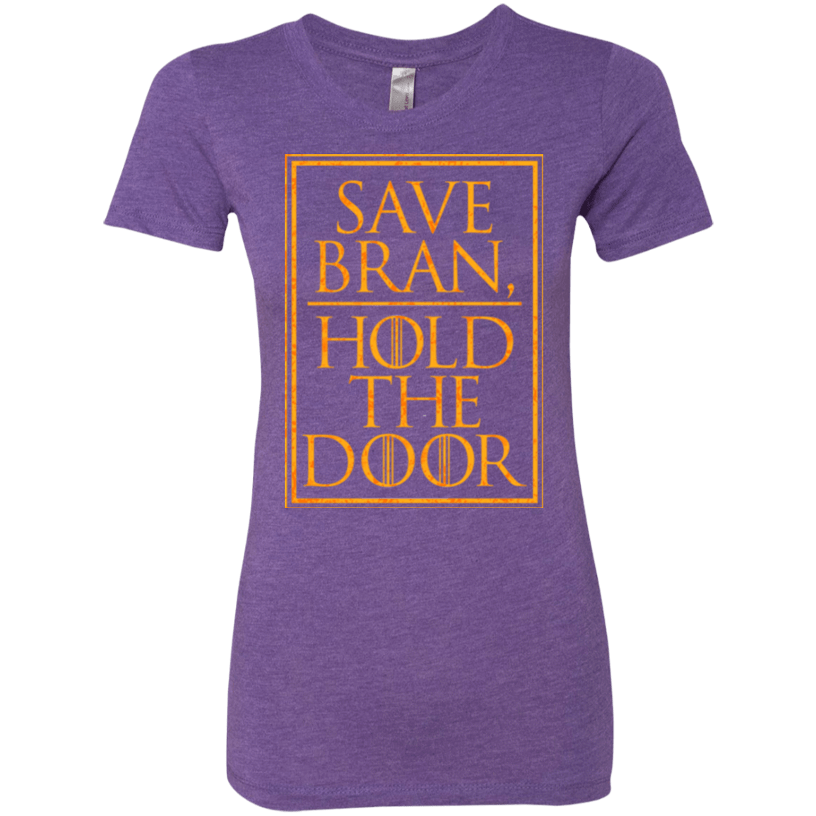 T-Shirts Purple Rush / S Hold the Door Women's Triblend T-Shirt
