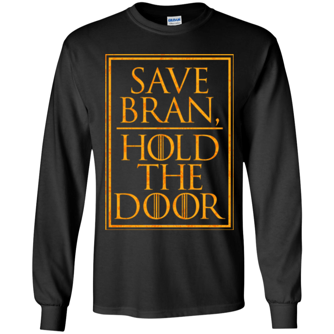 T-Shirts Black / YS Hold the Door Youth Long Sleeve T-Shirt