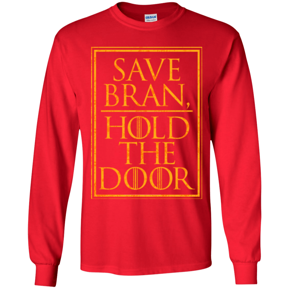 T-Shirts Red / YS Hold the Door Youth Long Sleeve T-Shirt