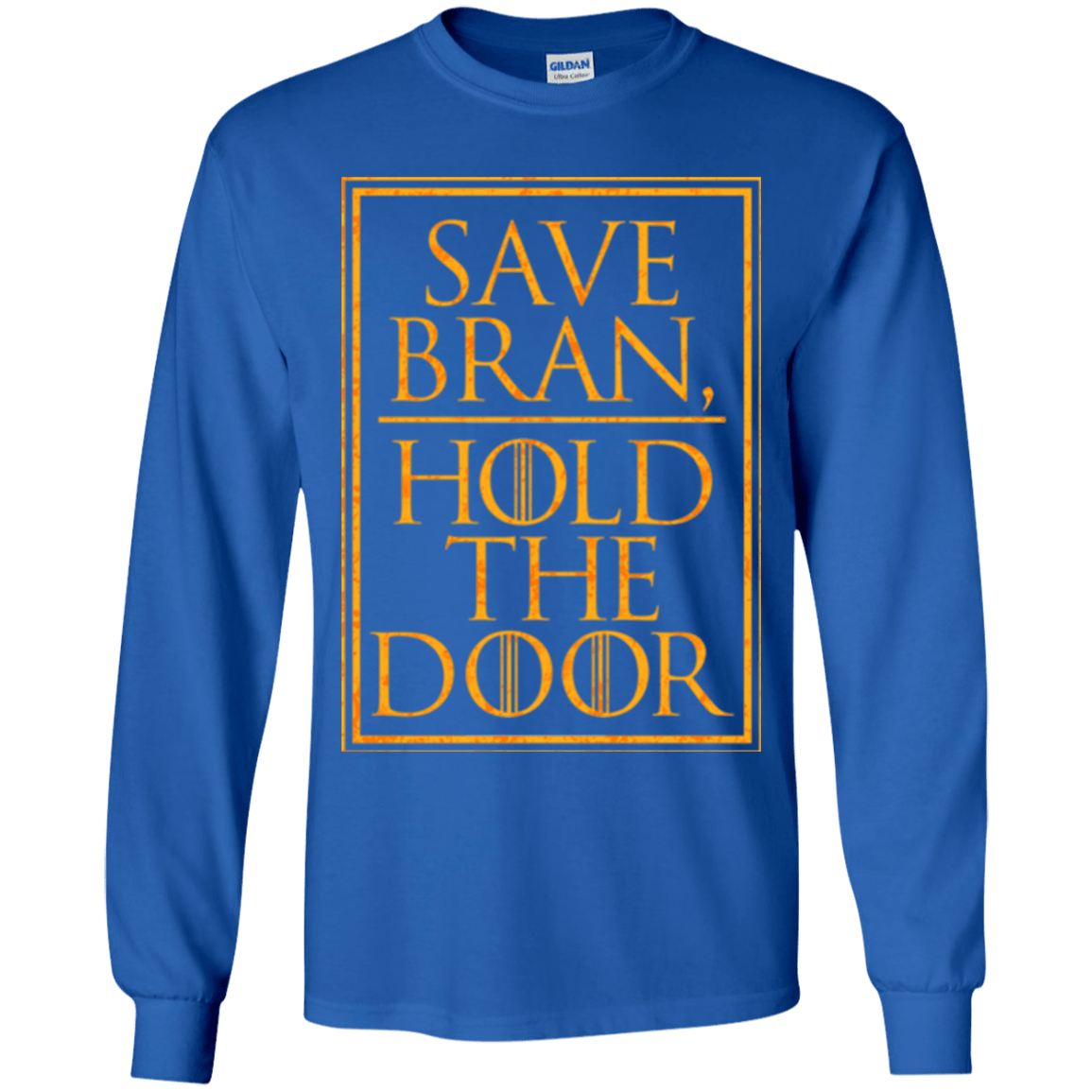 T-Shirts Royal / YS Hold the Door Youth Long Sleeve T-Shirt