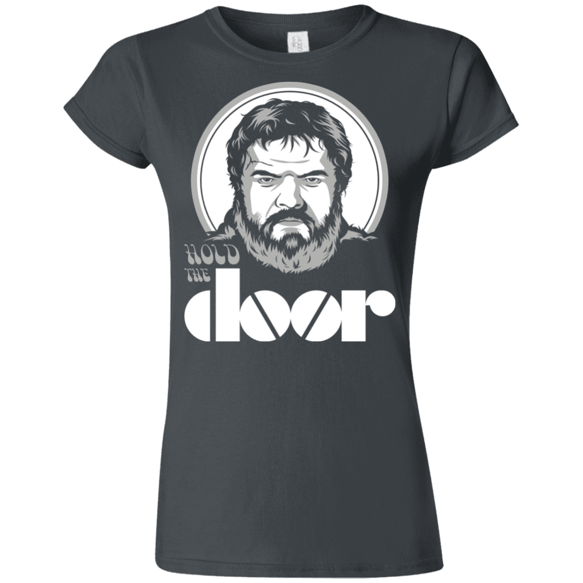T-Shirts Charcoal / S Hold the Doors Junior Slimmer-Fit T-Shirt