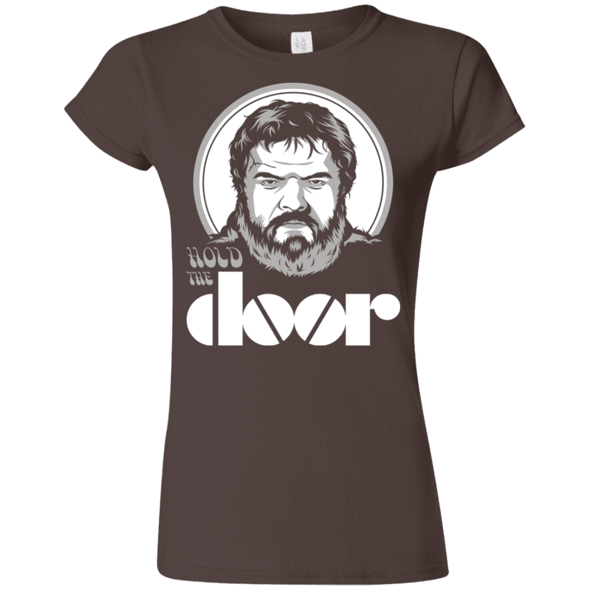 T-Shirts Dark Chocolate / S Hold the Doors Junior Slimmer-Fit T-Shirt