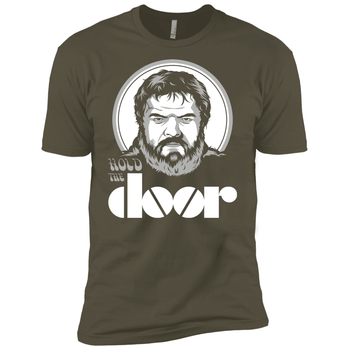 T-Shirts Military Green / X-Small Hold the Doors Men's Premium T-Shirt