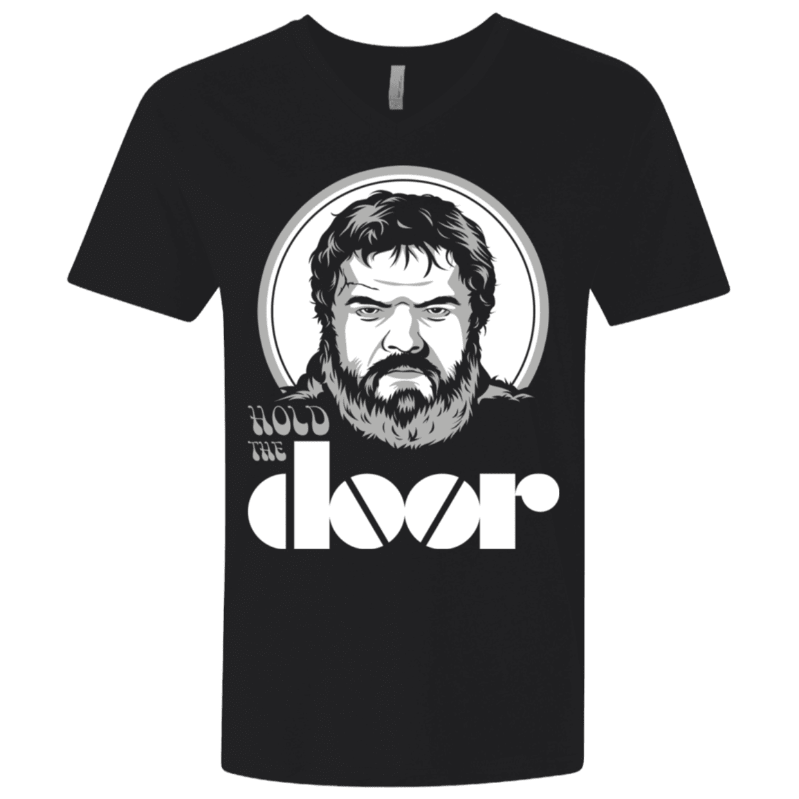 T-Shirts Black / X-Small Hold the Doors Men's Premium V-Neck