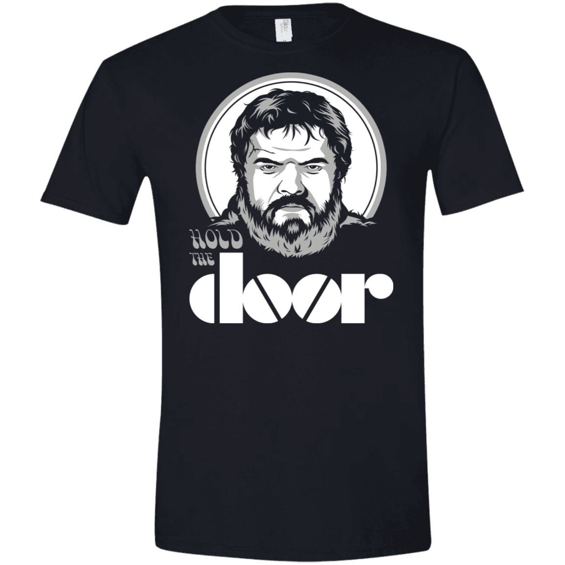 T-Shirts Black / X-Small Hold the Doors Men's Semi-Fitted Softstyle